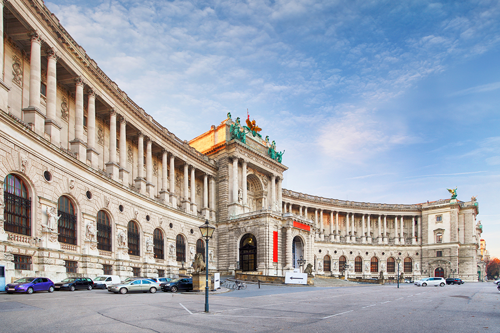 Imperial Palace in Vienna Austria