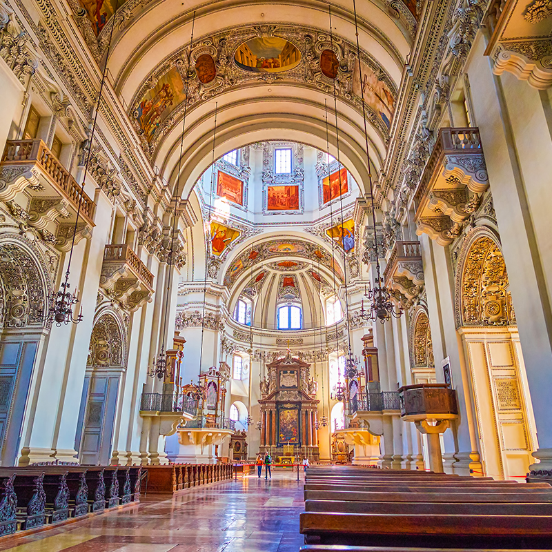 Salzburg Dom in Austria