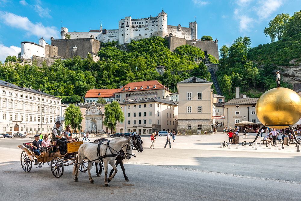 Salzburg Fortress in Austria