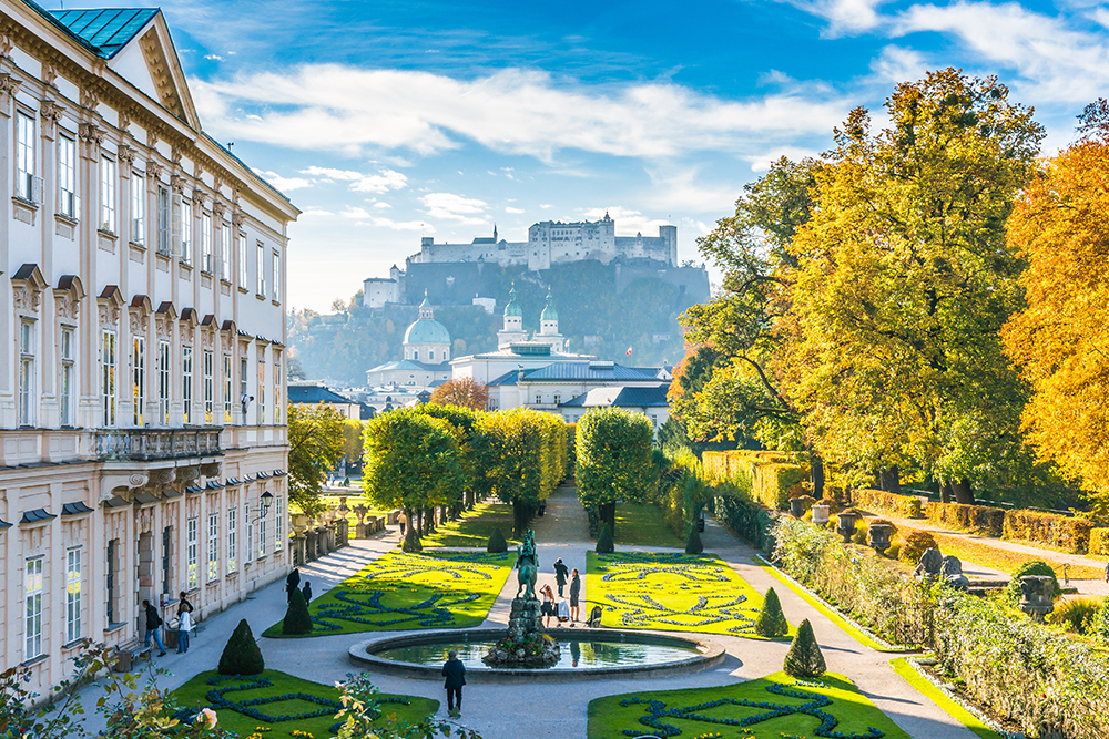 Mirabell Gardens in Salzburg